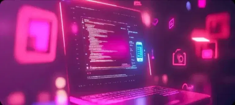 Web development company building a modern responsive website